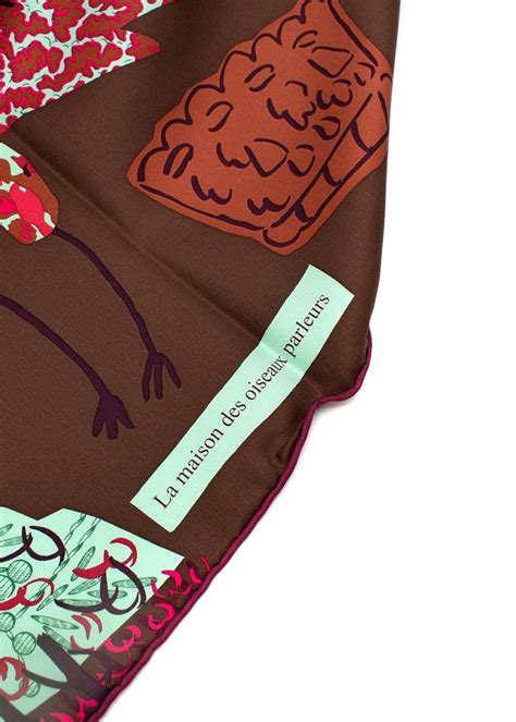 La Maison Des Oiseaux Parleurs Silk Scarf 